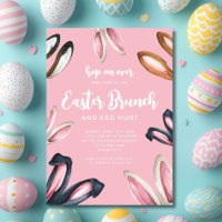 Cute Bunny Ears Easter Brunch