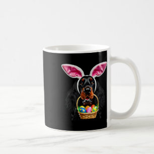 Cute Bunny Ears Gordon Setter Dog Easter Egg Hunt Coffee Mug