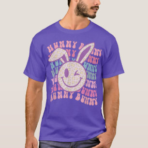 Cute Bunny Easter s Hunny Bunny  Bunny Smile Face  T-Shirt