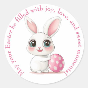 Cute Bunny Easter Sticker