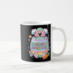 Cute Bunny Egg ER Nurse Easter Emergency Coffee Mug