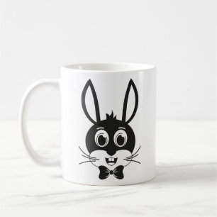 Cute Bunny Face Boy Cartoon Easter Rabbit Coffee Mug