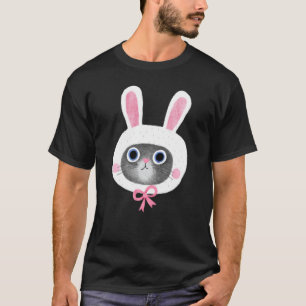 Cute Bunny Face  Rabbit   Women Men And Kids T-Shirt