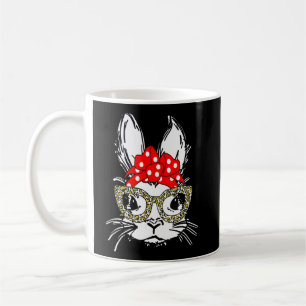 Cute Bunny Face Sunglasses Easter Day Boys Kids Coffee Mug