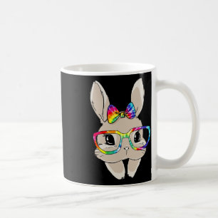 Cute Bunny Face Tie Dye Gles Easter Day Kids Girls Coffee Mug