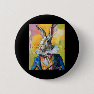 Cute Bunny-fashion Gift For Animal Lovers  6 Cm Round Badge