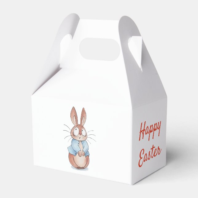 Cute bunny favour box (Front Side)
