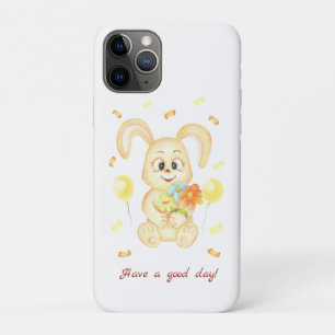 Cute Bunny for a positive mood iPhone 11 Pro Case