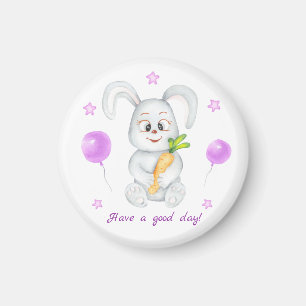 Cute Bunny for a positive mood Magnet