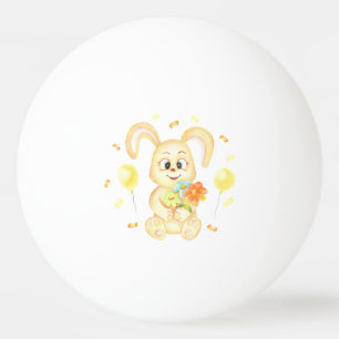 Cute Bunny for a positive mood Ping Pong Ball