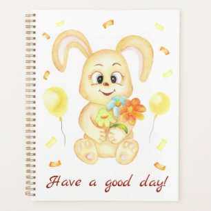 Cute Bunny for a positive mood Planner
