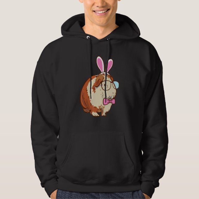 Cute Bunny Guinea Pig Hoodie (Front)