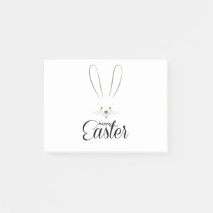 CUTE BUNNY HAPPY EASTER HOLIDAY PARTY Trendy Post-it Notes