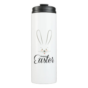 CUTE BUNNY HAPPY EASTER HOLIDAY PARTY Trendy Thermal Tumbler