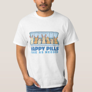 CUTE BUNNY HAPPY PILLS BOX T-Shirt