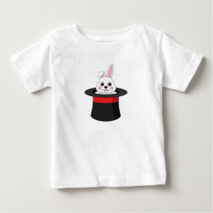 Cute Bunny in Wizard Hat Baby T-Shirt