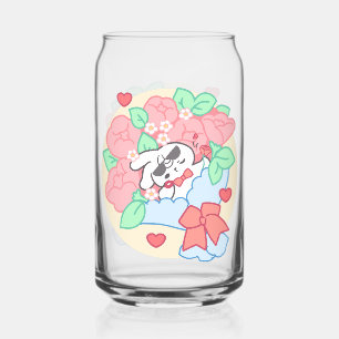 Cute Bunny Loppi Tokki Waves Hello Can Glass