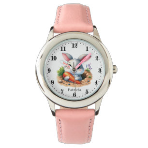 cute bunny lovers add name girls watch