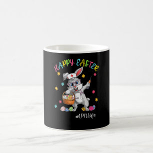 Cute Bunny Lpn Life Nurse Bunny Easter Day Nursing Coffee Mug