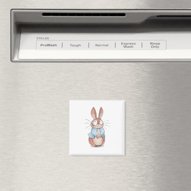 Cute bunny magnet (In Situ (Dishwasher))