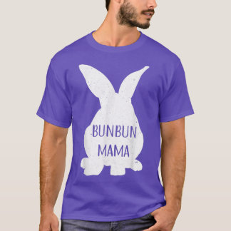 Cute Bunny Mama Mom Rabbit Lovers Girls Mother's D T-Shirt