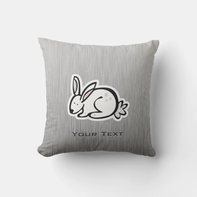 Cute Bunny; Meta-look Cushion (Front)