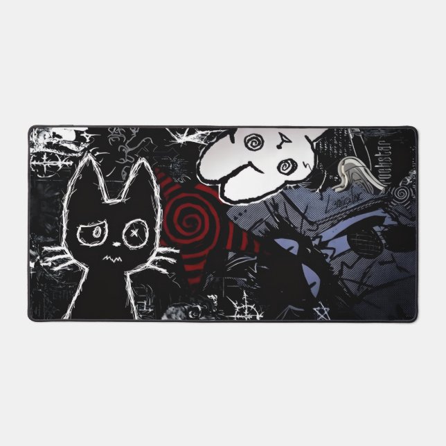 Cute Bunny Mouse Pad (Front)