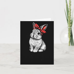 Cute bunny mum mama rabbit happy easter day women card