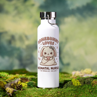Cute Bunny Neonatal Nurse Water Bottle