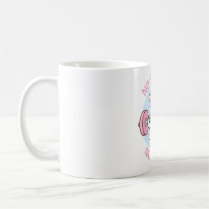 Cute Bunny No Squats No Booty Funny Exercise Coffee Mug