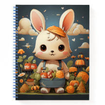 Cute bunny notebook
