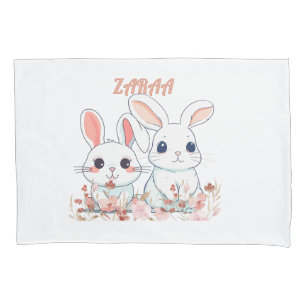 Cute Bunny  Pillowcase