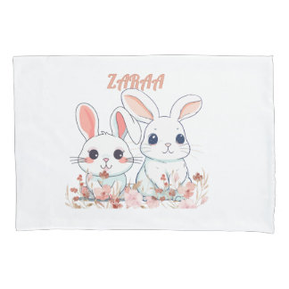Cute Bunny  Pillowcase