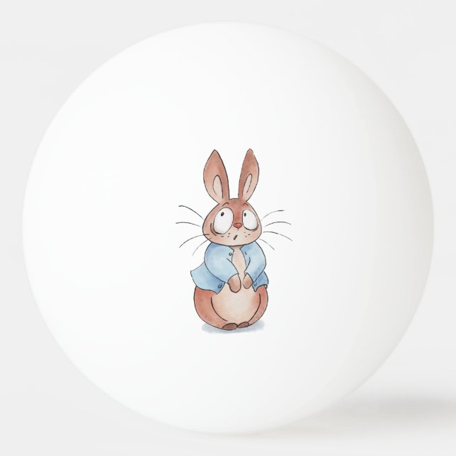 Cute bunny  ping pong ball (Front)