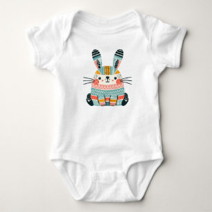 Cute Bunny Rabbit Baby Bodysuit