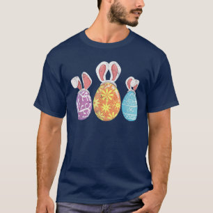 Cute Bunny Rabbit Ears Easter Holiday Easter Egg E T-Shirt