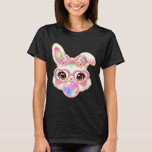 Cute Bunny Rabbit Face For Women Girls Kids Teens  T-Shirt