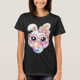 Cute Bunny Rabbit Face For Women Girls Kids Teens T-Shirt