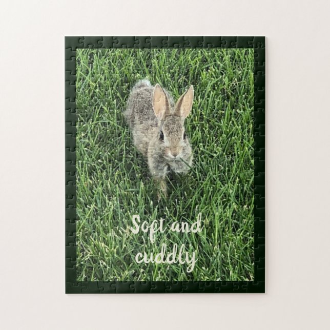 Cute Bunny Rabbit  Jigsaw Puzzle (Vertical)