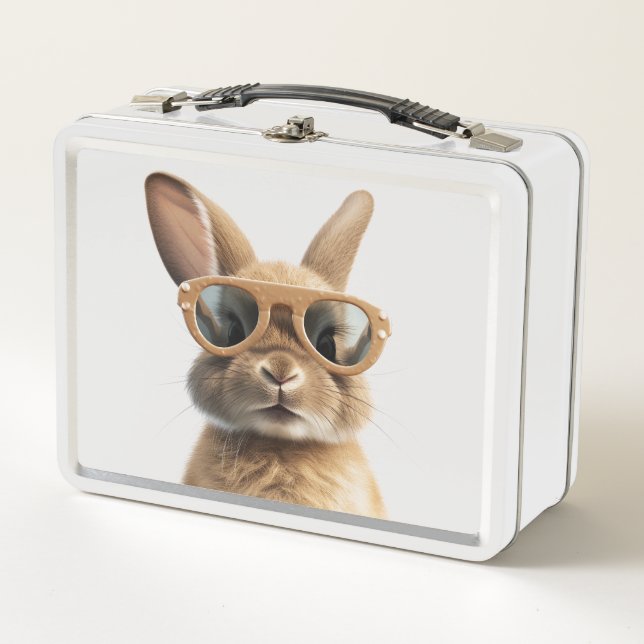 Cute Bunny Rabbit Lunch Box (Front)