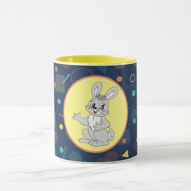 Cute Bunny Rabbit Mug (Center)