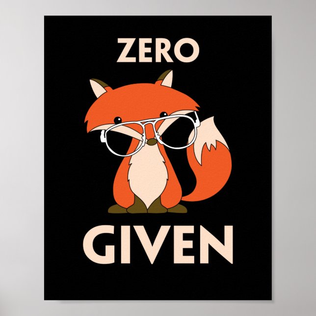 Cute Bunny Rabbit With Glasses Hipster Poster (Front)