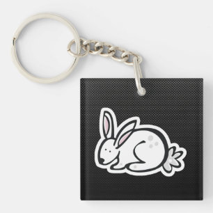 Cute Bunny; Sleek Key Ring