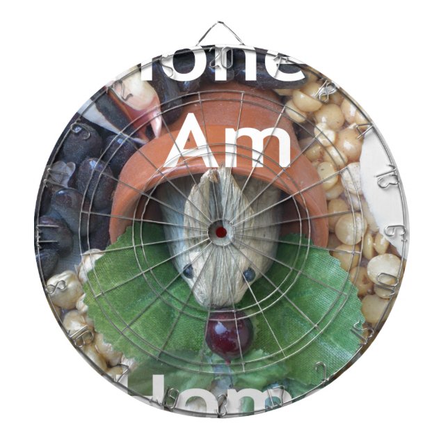 Cute Bunny Snacking Dartboard (Front)