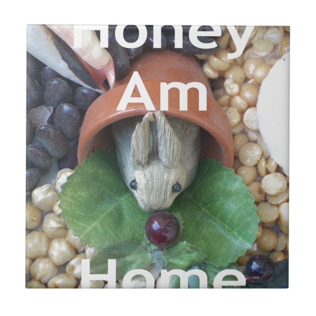 Cute Bunny Snacking Tile (Front)