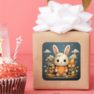 Cute bunny sticker