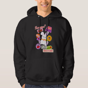 Cute Bunny Take It Easy Cool Hoodie