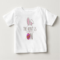Cute Bunny The Hunt Is On Easter Egg Hunt Adorable