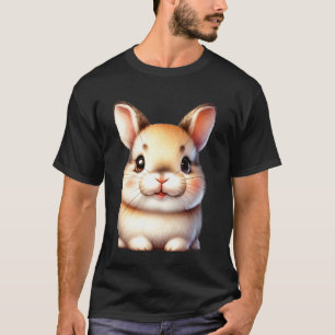 Cute Bunny with Big Eyes Rabbit Design for Kids T-Shirt