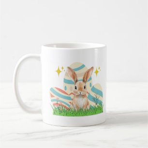 Cute Bunny with custom text  Coffee Mug